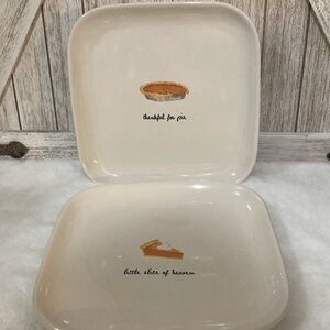 Rae Dunn Pie Plates